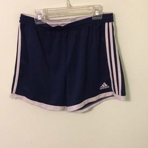 Adidas Womens Navy Blue Soccer Shorts